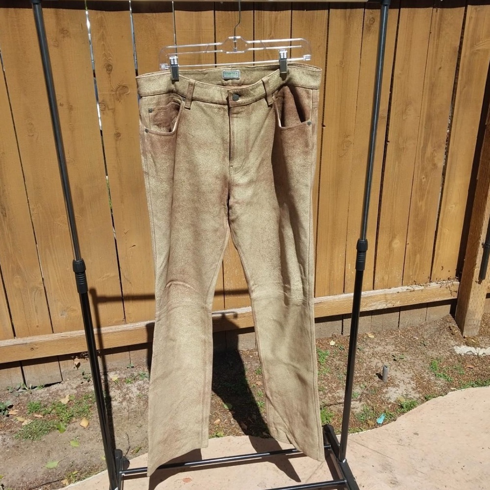 Guess U.S.A 100% Lamb Leather pants